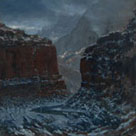 Southwest Art by David Rosenthal Big Bend in Snow